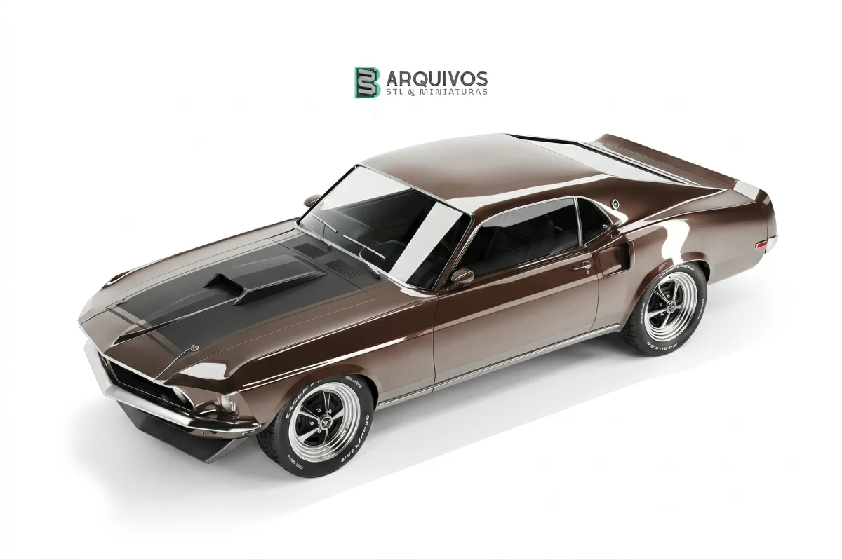 Modelo 3D STL - Ford Mustang 1969